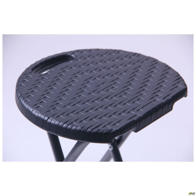 Табурет складной Сеат пластик Rattan Black AMF