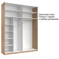 Шкаф-купе 2,0x2,4 Белла / Bella Глянец Белый MiroMark BL-85-WB