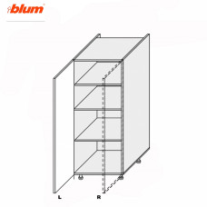 Кухонная секция Миллениум WG Пенал 60П/1420 Pro Blum Правая ML-662W/01R MiroMark