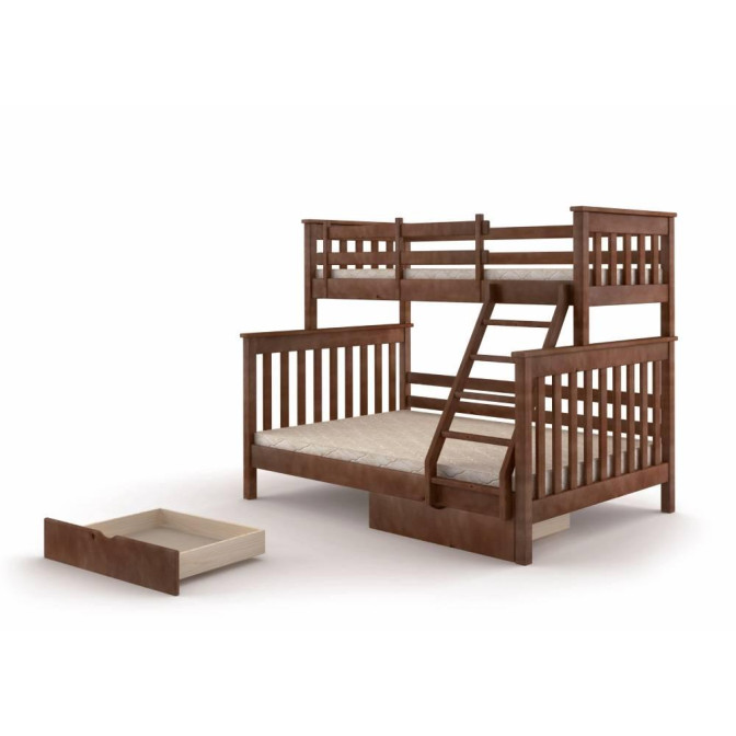 Кровать двухъярусная Скандинавия Микс мебель фото