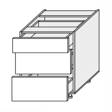 Кухонная секция Миллениум WG нижняя 50Н3ШХ/820 Телескоп ML-052W/01 MiroMark