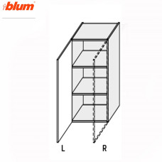 Кухонная секция Миллениум WG верхняя 20В/900 1дв Pro Blum Правая ML-521W/01R MiroMark