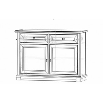 Комод 2Дв 1.37 Тоскана Эко / Toscana Eco Скай