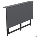 Стіл розкладний Fold FL1000 (1000х600х750Н) чорний/Сірий Шифер AMF