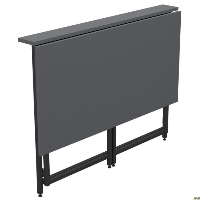 Стіл розкладний Fold FL1000 (1000х600х750Н) чорний/Сірий Шифер AMF