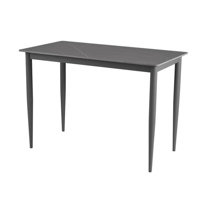 Обеденный керамический стол TM-110 петра грей  +  серый Vetro mebel