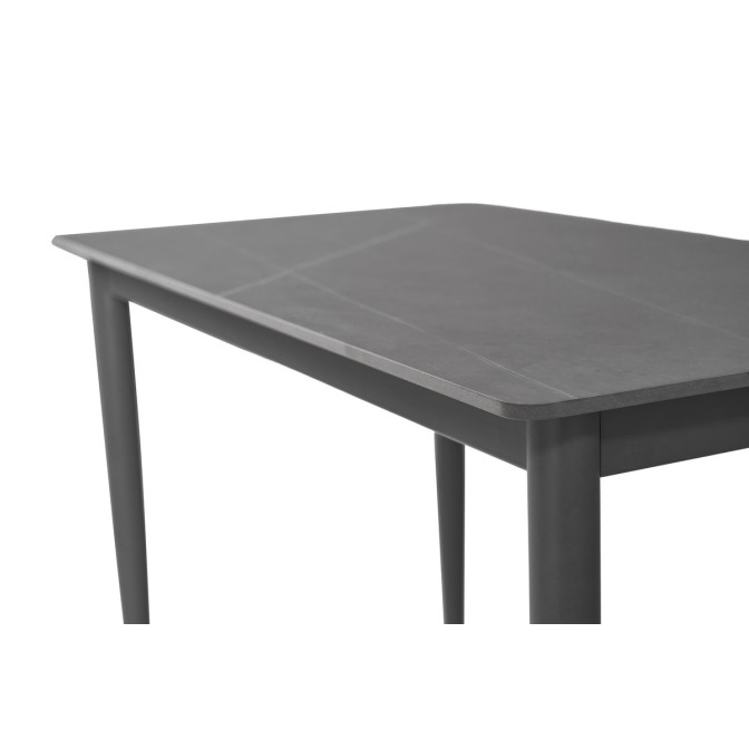 Обеденный керамический стол TM-110 петра грей  +  серый Vetro mebel