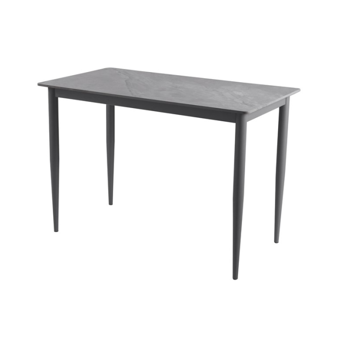 Обеденный керамический стол TM-110 ребекка грей серый Vetro mebel