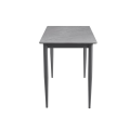 Обеденный керамический стол TM-110 ребекка грей серый Vetro mebel