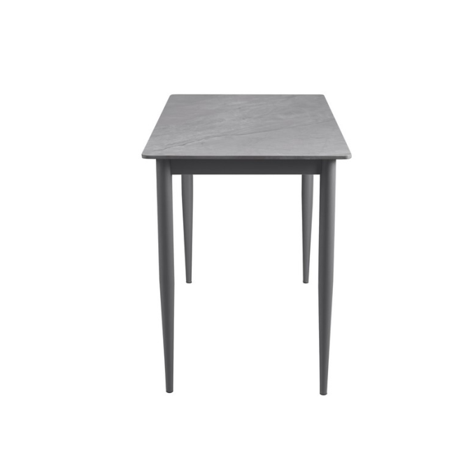 Обеденный керамический стол TM-110 ребекка грей серый Vetro mebel