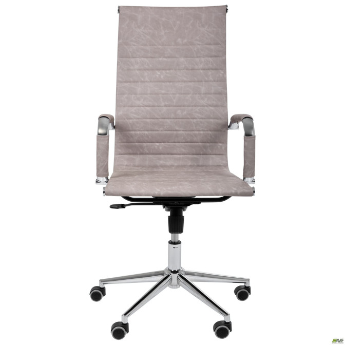 Кресло Slim HB Хром Tilt WAX Light Grey AMF