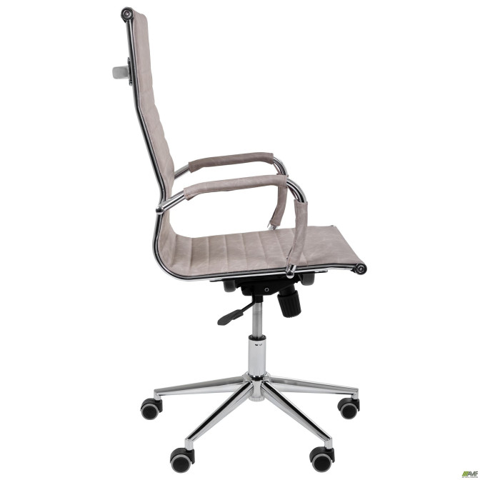 Кресло Slim HB Хром Tilt WAX Light Grey AMF