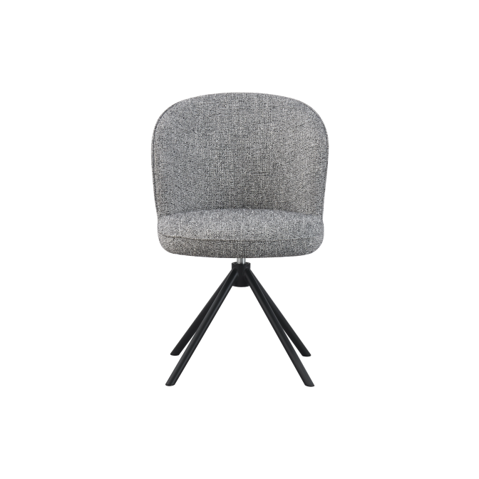Стілець поворотний R-160 графітовий  +  чорний Vetro mebel