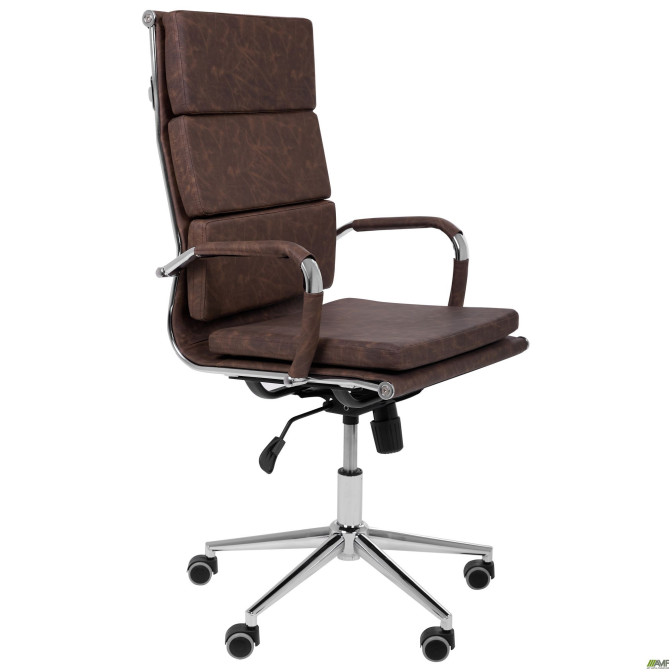 Кресло Slim FX HB Хром Tilt WAX Coffee AMF
