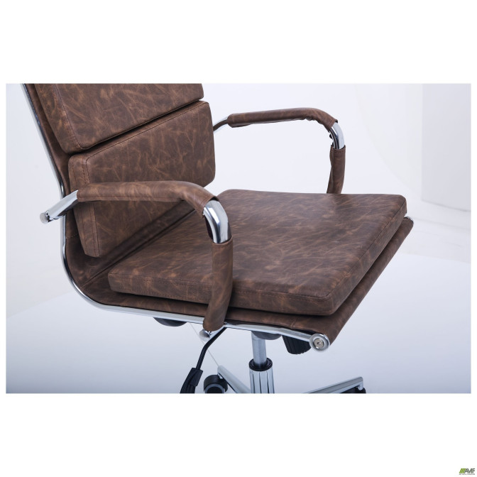 Кресло Slim FX HB Хром Tilt WAX Coffee AMF