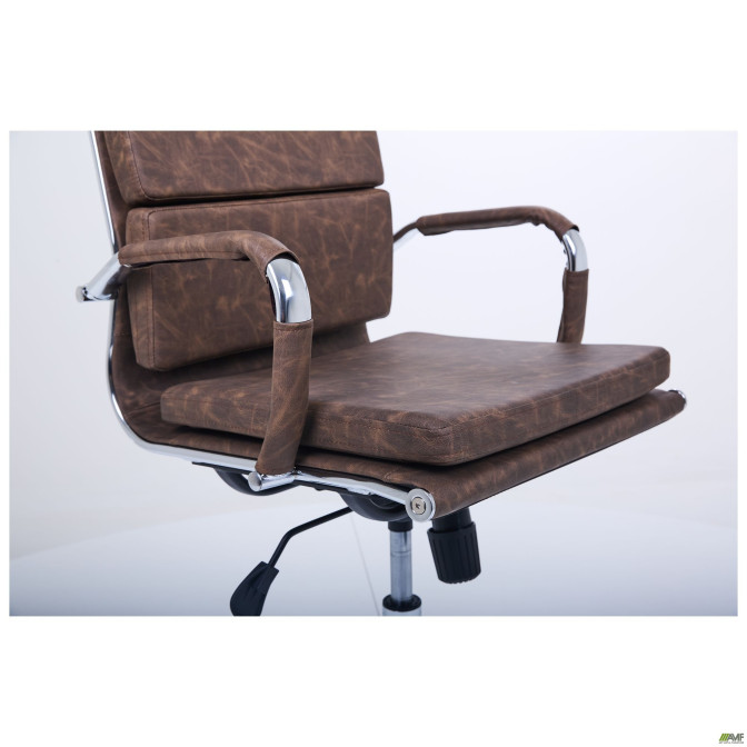 Кресло Slim FX HB Хром Tilt WAX Coffee AMF