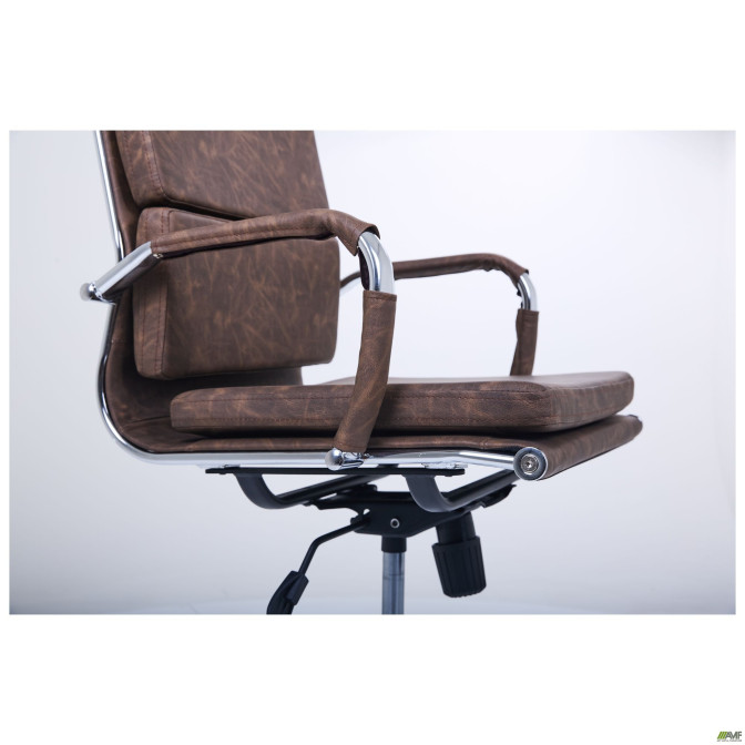 Кресло Slim FX HB Хром Tilt WAX Coffee AMF