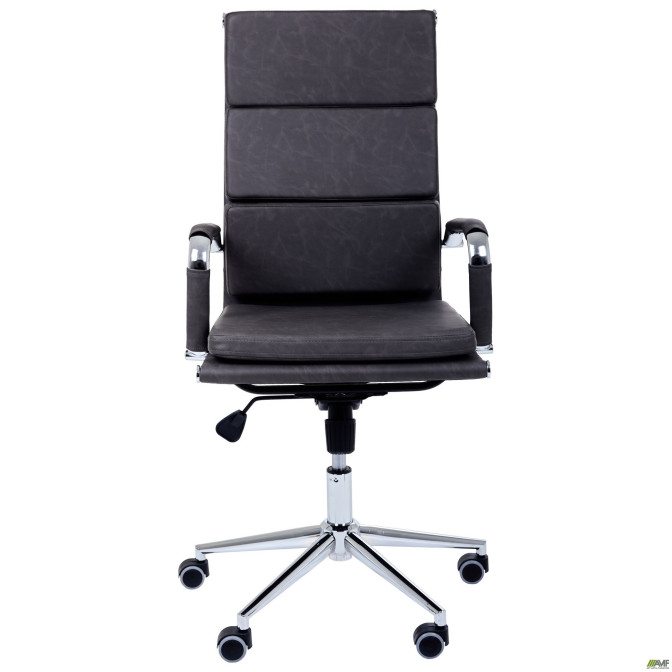 Кресло Slim FX HB Хром Tilt WAX Black Grey AMF