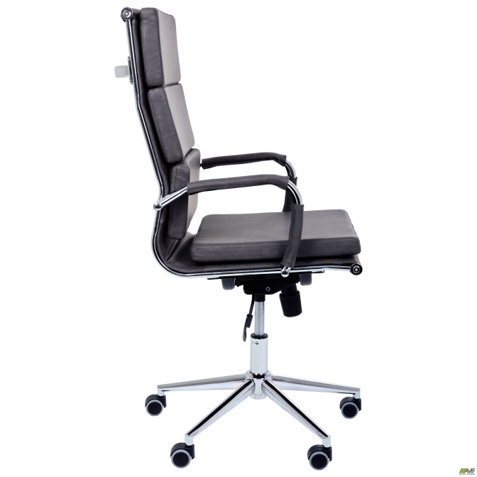 Кресло Slim FX HB Хром Tilt WAX Black Grey AMF