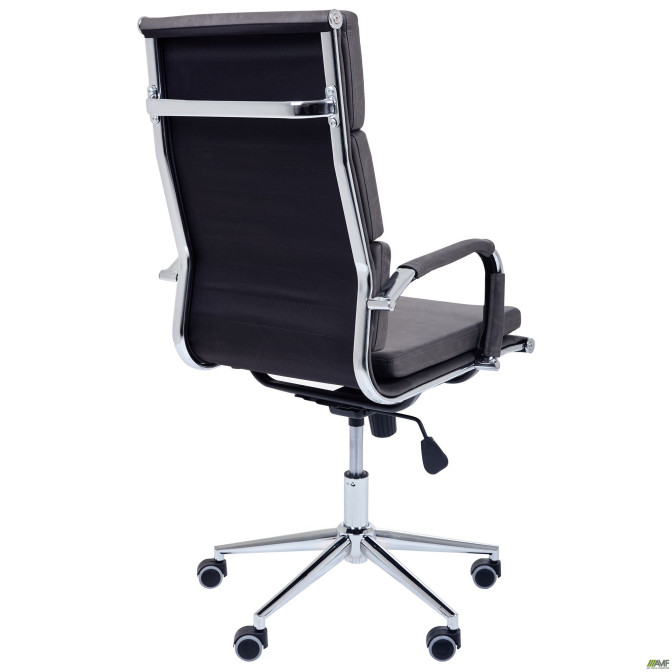 Кресло Slim FX HB Хром Tilt WAX Black Grey AMF