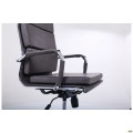 Кресло Slim FX HB Хром Tilt WAX Black Grey AMF