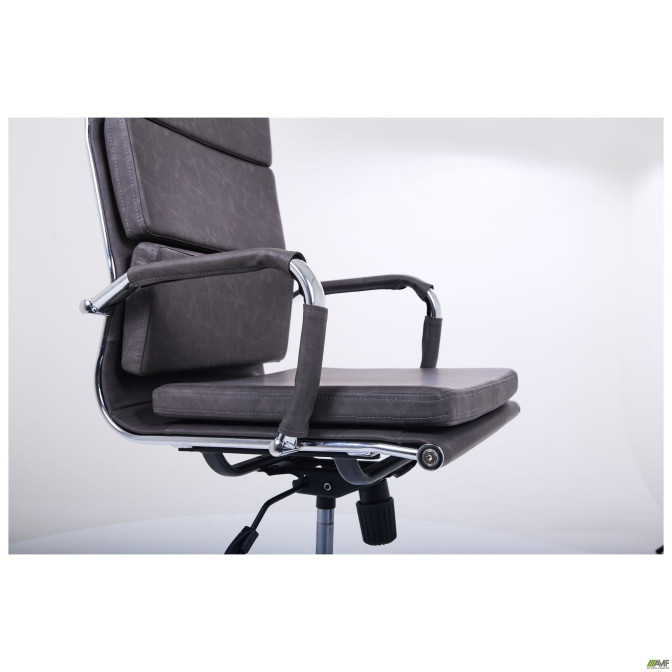 Кресло Slim FX HB Хром Tilt WAX Black Grey AMF