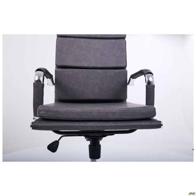 Кресло Slim FX HB Хром Tilt WAX Black Grey AMF