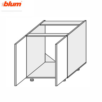 Кухонна секція Мері нижня 80НМ/820 2дв Мийка Pro Blum MR-087W/9003gl MiroMark