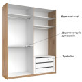 Шафа-купе 2,0х2,4 Фемелі / Family Глянець Білий MiroMark FM-85-WB