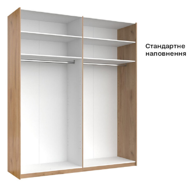 Шафа-купе 2,0х2,4 Фемелі / Family Глянець Білий MiroMark FM-85-WB