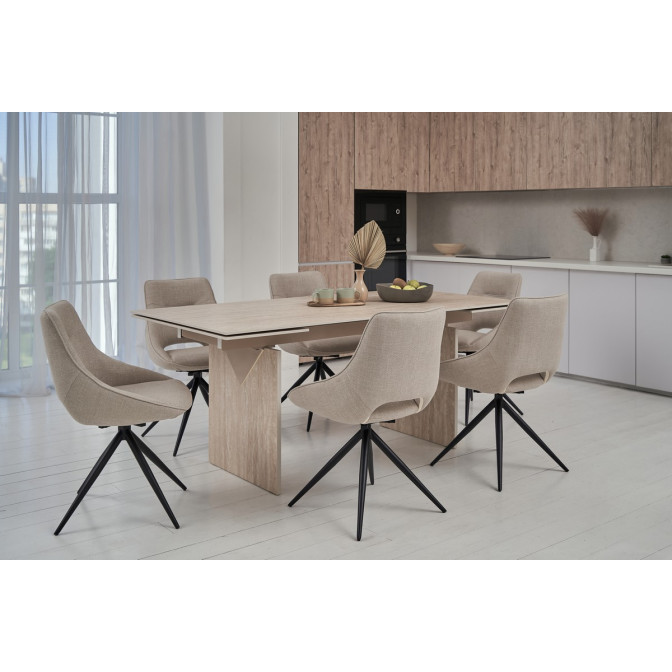 Керамический стол Данте TML-980 травертин Vetro mebel