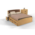 Кровать с мягкой спинкой и ящиками Лика Люкс Олимп фото