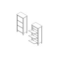 Тумба для обуви Чос BUT3D BRW Україна
