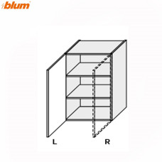 Кухонная секция Миллениум WG верхняя 50В/720 1дв Pro Blum Левая ML-451W/01L MiroMark
