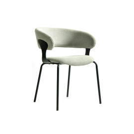 Стул M-239 пепельный  +  черный Vetro mebel