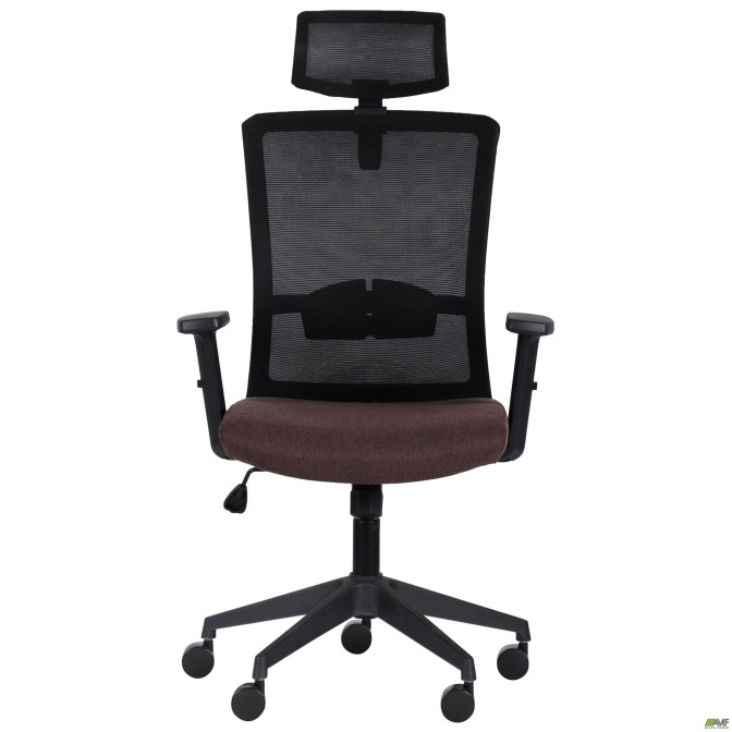 Кресло Uran Black HR сиденье Сидней-26/спинка Сетка SL-00 черная AMF