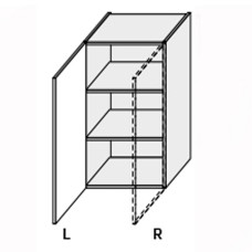 Кухонная секция Миллениум WG верхняя 30В/720 1дв Левая ML-430W/01L MiroMark