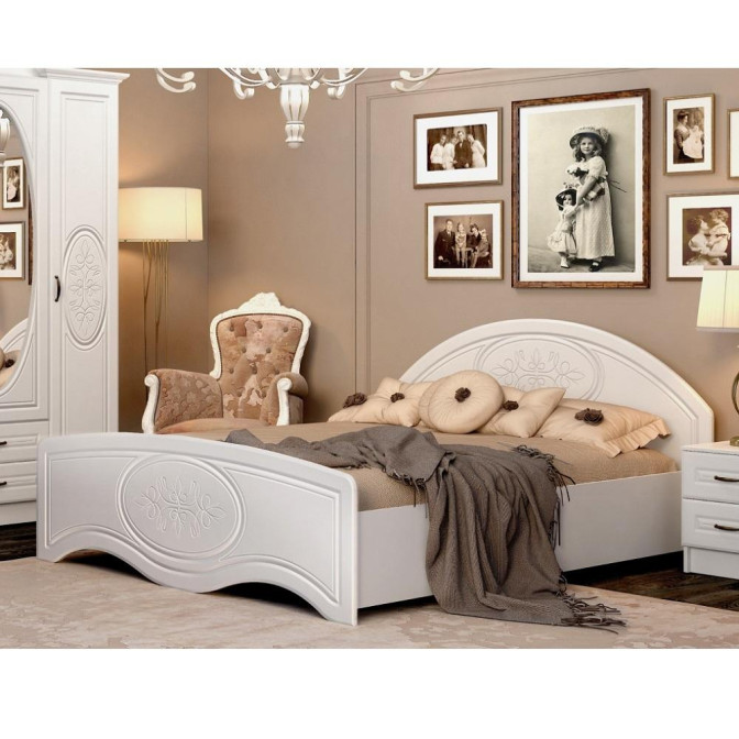 Кровать с высоким изножьем Василиса Мастер Форм фото