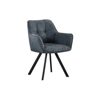 Стілець M-235 графіт  +  чорний Vetro mebel