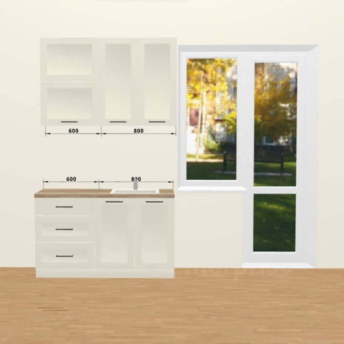 Кухня Винтаж 1,4 м В 900 Pro MiroMark