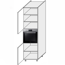 Кухонна секція Лео Пенал 60ПД/2320 Духовка LE-865W/06 MiroMark