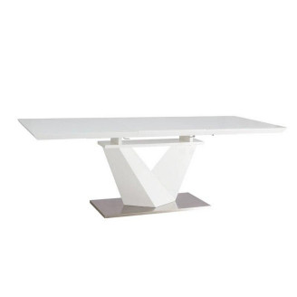 Розкладний стіл Alaras III 160 + 60*90*75 білий Signal