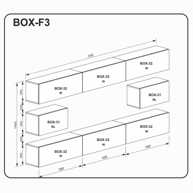 Гостиная BOX F3 MiroMark фото