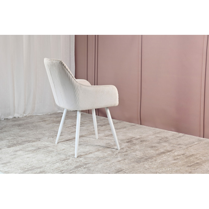 Стілець M-240 білий антік  +  білий Vetro mebel
