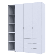 Комплект шкаф 3Дв  +  этажерка Гелар 3 ДСП Doros