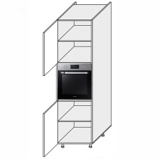 Кухонная секция Глори Пенал 60ПД/2140 Духовка GL-761W/01 MiroMark