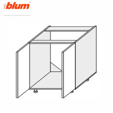 Кухонная секция Миллениум WG нижняя 80НМ/820 2дв Мойка Pro Blum ML-087W/01 MiroMark