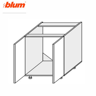 Кухонна секція Міленіум WG нижня 80НМ/820 2дв Мийка Pro Blum ML-087W/01 MiroMark
