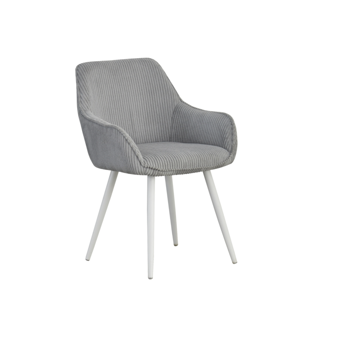Стілець M-240 сивий  +  білий Vetro mebel