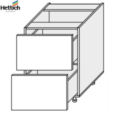 Кухонная секция Валенсия нижняя 80Н2ШХ/820 Pro Hettich VL-082W/9003 MiroMark